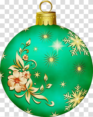 Christmas ornament, Watercolor, Paint, Wet Ink, Green, Holiday Ornament, Christmas Decoration, Interior Design transparent background PNG clipart thumbnail