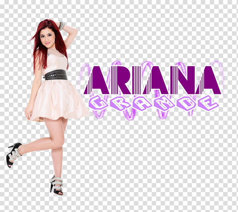 Ariana Grande Text transparent background PNG clipart