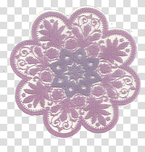 , purple doily transparent background PNG clipart