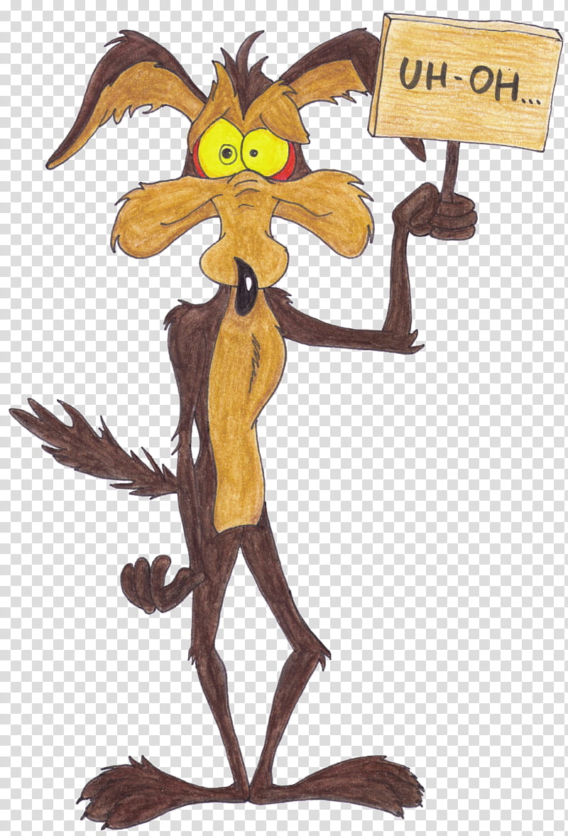 Wile E Coyote Classic Cartoon Network Collab transparent background PNG clipart
