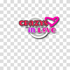 Crazys in love, crazys in love text transparent background PNG clipart