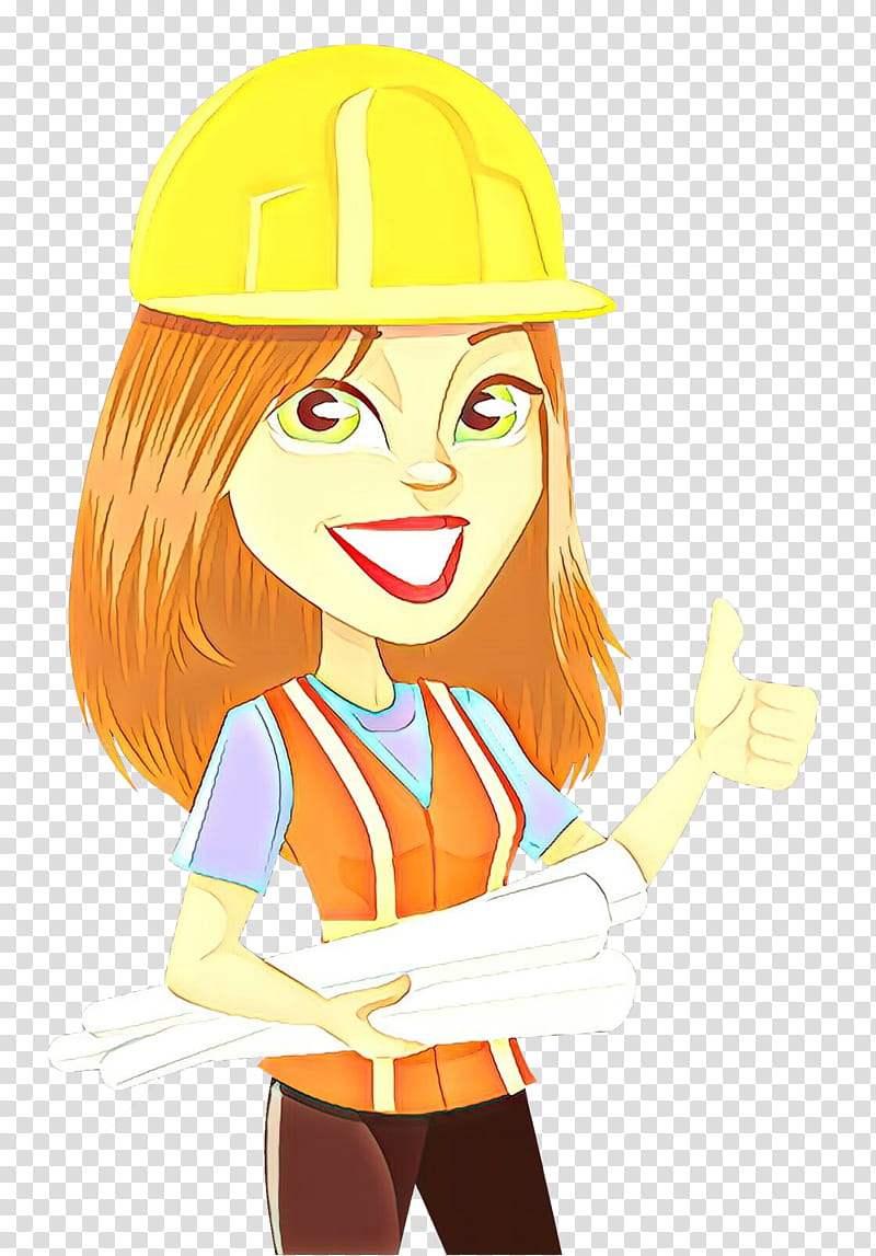 Girl, Cartoon, Engineer, Woman, Drawing, Architect, Architecture, Female transparent background PNG clipart