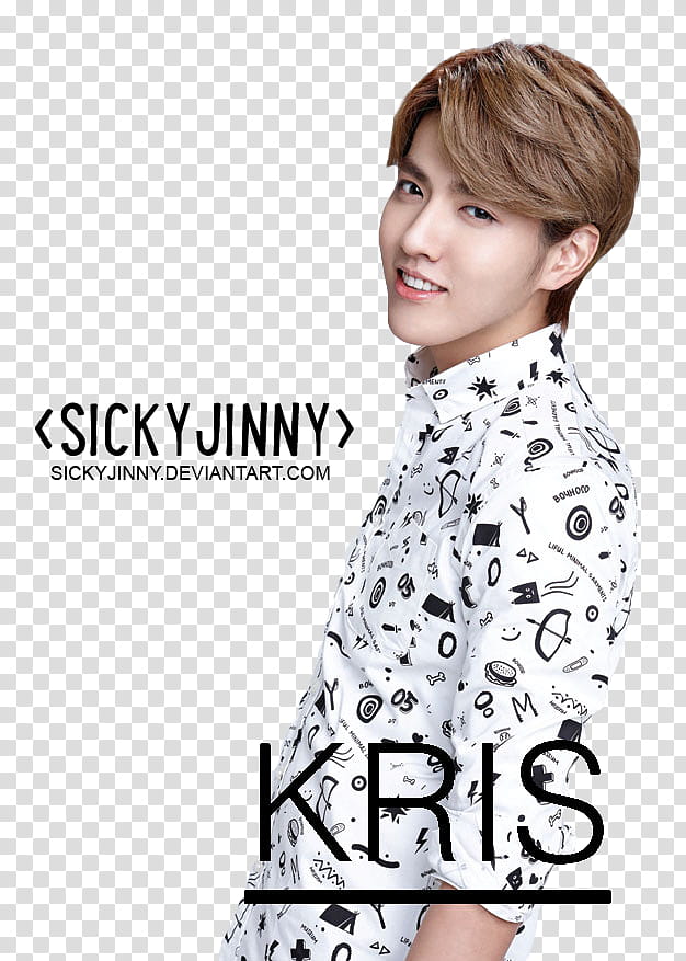 EXO Lotte Duty Free Magazine, Sicky Jinny Kris transparent background PNG clipart