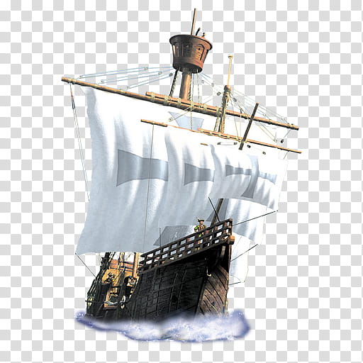 Colonial Ship, brown galleon ship illustration transparent background PNG clipart