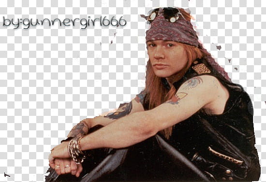 Axl Rose transparent background PNG clipart