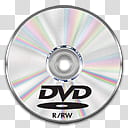 NIX Xi Xtras, DVD-R-RW_Silver icon transparent background PNG clipart