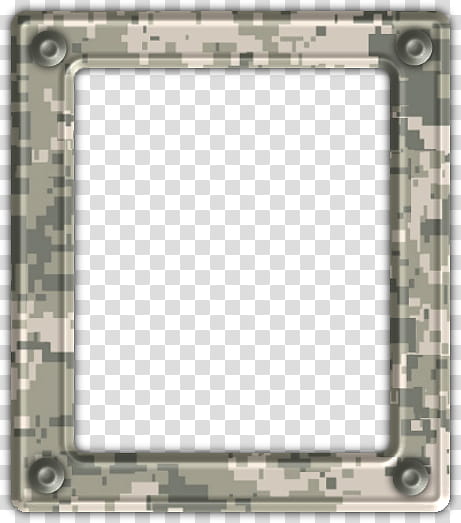 Army Wife Digital Scrap Kit, gray digital camouflage frame illustration transparent background PNG clipart