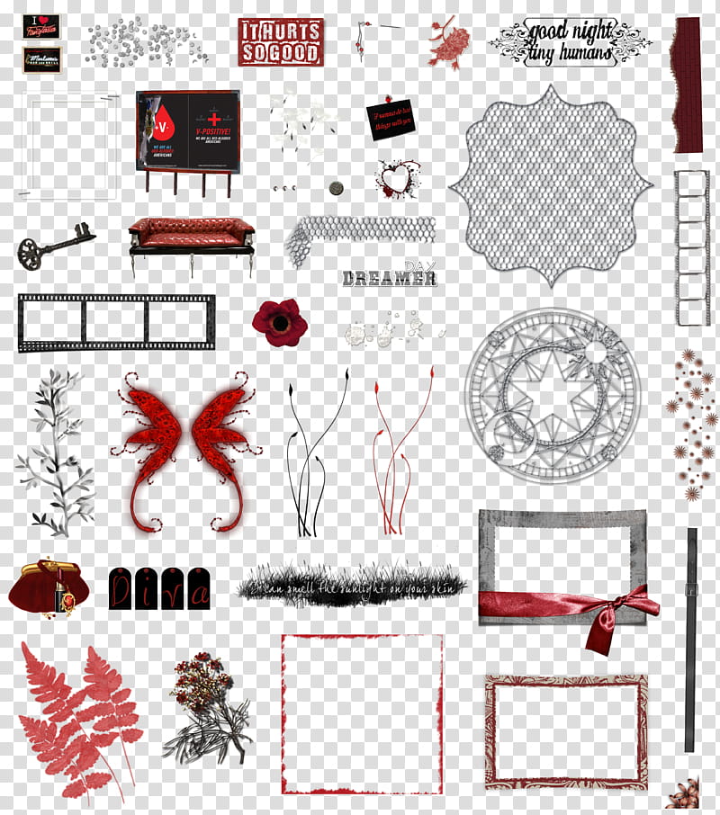 True Blood Vampire Word Art and Clear Cut , assorted illustration transparent background PNG clipart
