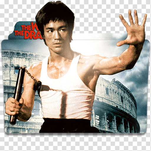 Bruce Lee Movies Collection   Folder Ico, , The Way of the Dragon () V transparent background PNG clipart