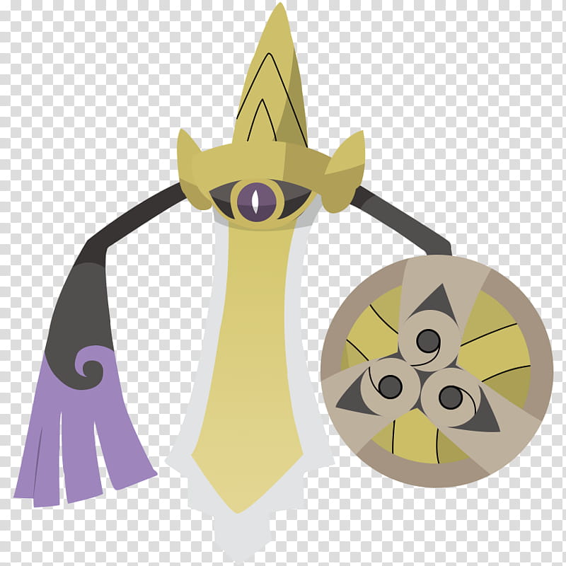 Aegislash Yellow, Video Games, Doublade, Stance Change, Diancie transparent background PNG clipart