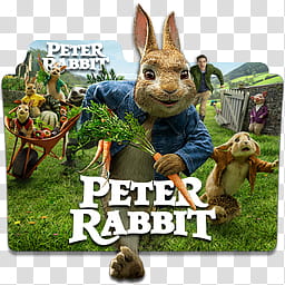 Peter Rabbit  Folder Icon , Peter Rabbit v logo_x transparent background PNG clipart