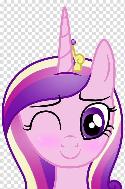 Princess Cadence Happy, pink My Little Pony transparent background PNG clipart