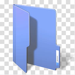 Color Folder Icons And MS, Blue, blue folder illustration transparent background PNG clipart