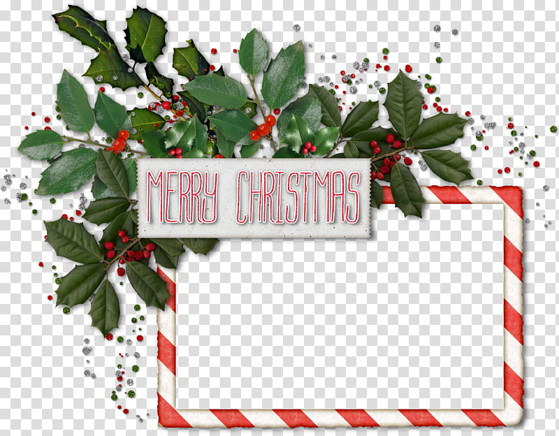 Merry Christmas Frame, red and white Merry Christmas border frame transparent background PNG clipart