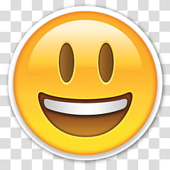 smiling emoji transparent background PNG clipart