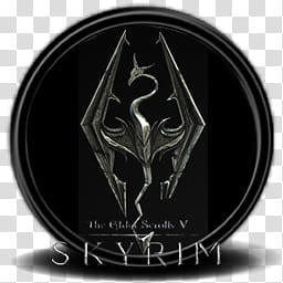 Skyrim TESV Logo jeu transparent background PNG clipart