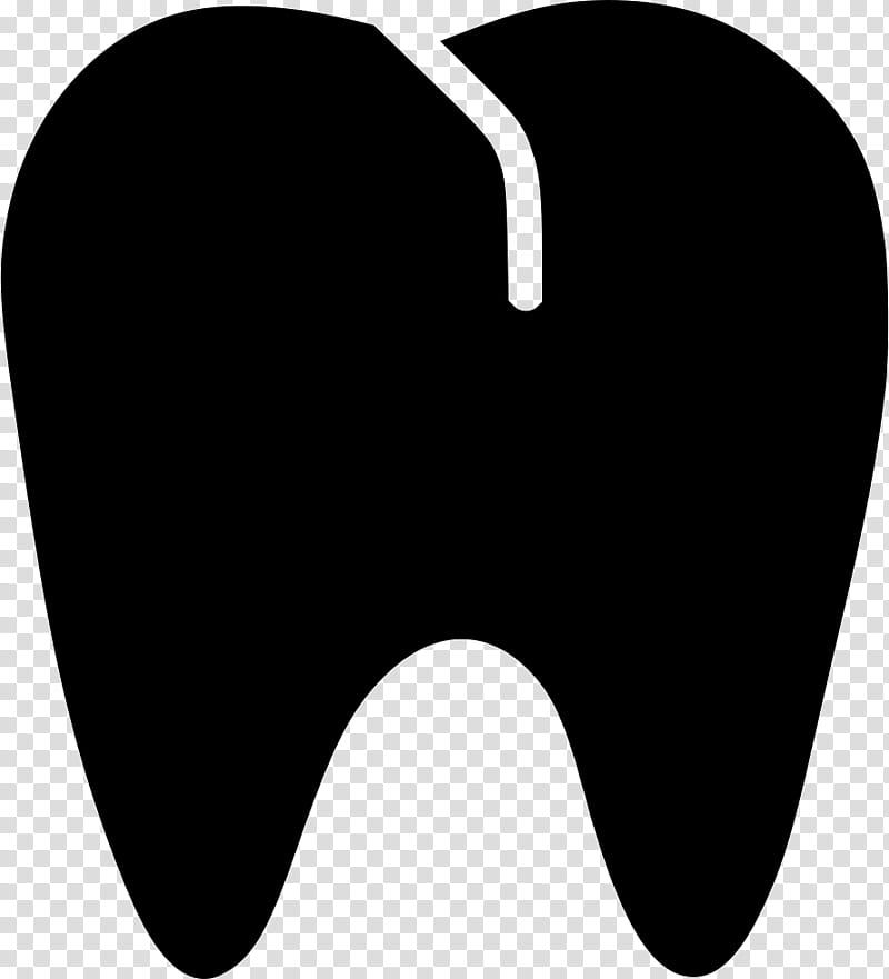 Human Heart, Dentistry, Font Awesome, Human Tooth, Premolar, Health Care, White, Black transparent background PNG clipart