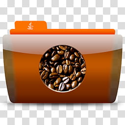 Colorflow   sa Java, brown coffee bean folder icon transparent background PNG clipart
