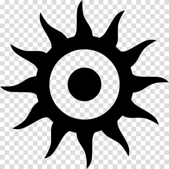 Sun Symbol, Pentagram, Wicca, Pentacle, Magic, Witchcraft, Water, Black Sun transparent background PNG clipart