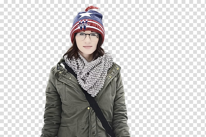 Winter Girl, Winter
, Fashion, Wool, Knitting, Hat, Bonnet, Scarf transparent background PNG clipart