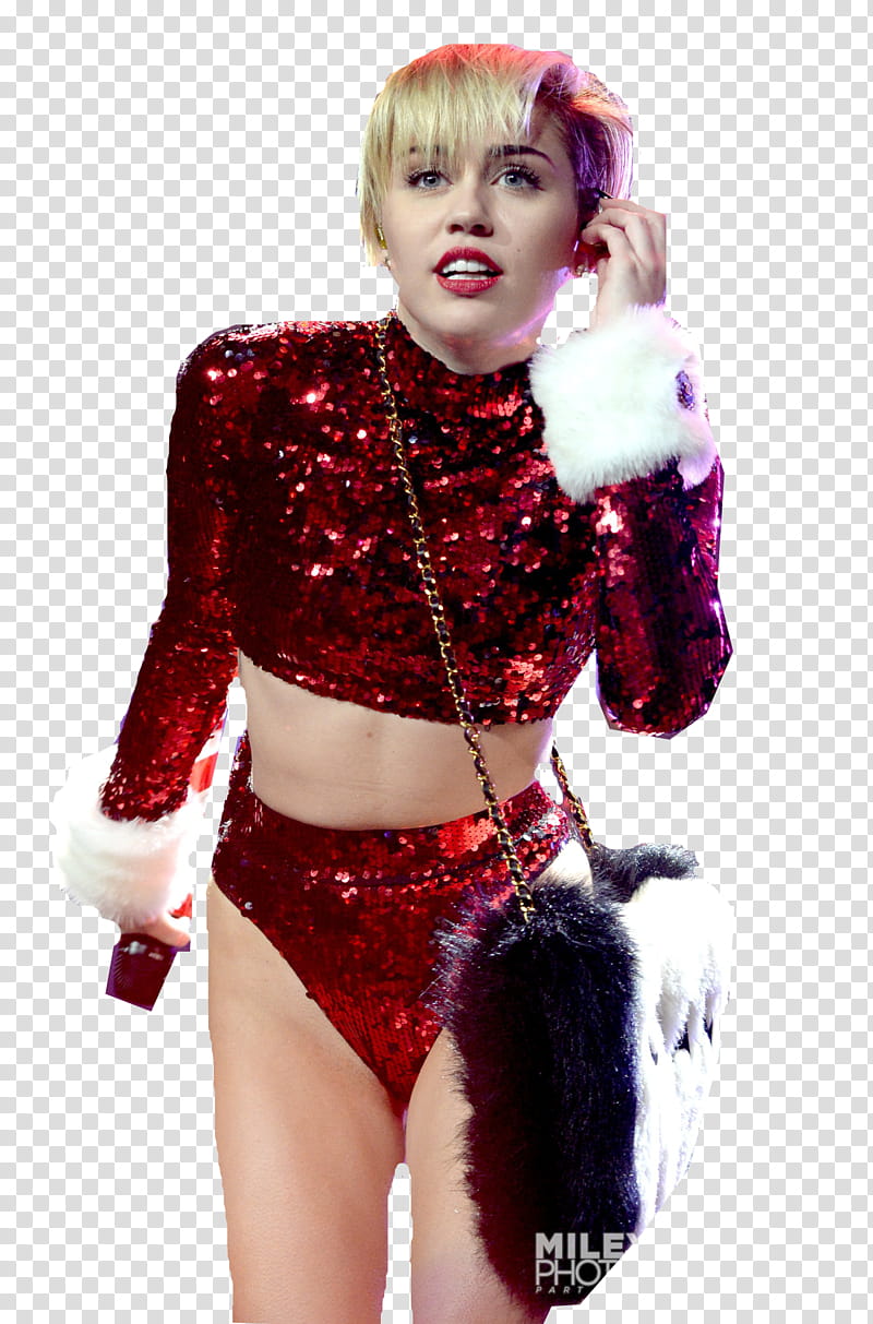 Miley Cyrus Jingle Ball  LA transparent background PNG clipart