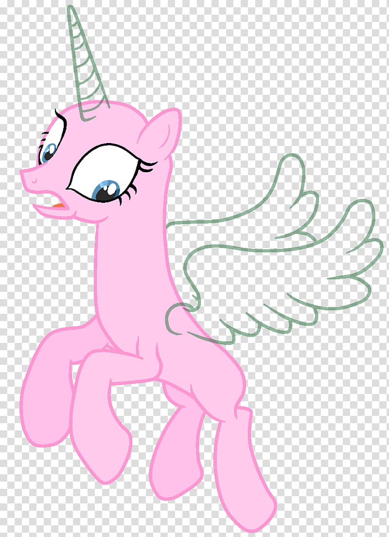 Eh Nope Base , flying pink Pony illustration transparent background PNG clipart