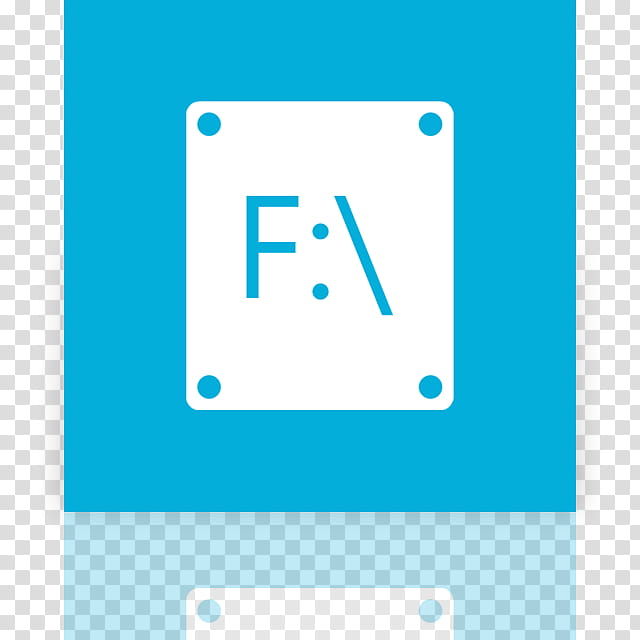 Metro UI Icon Set  Icons, F_mirror, square white and blue illustration transparent background PNG clipart