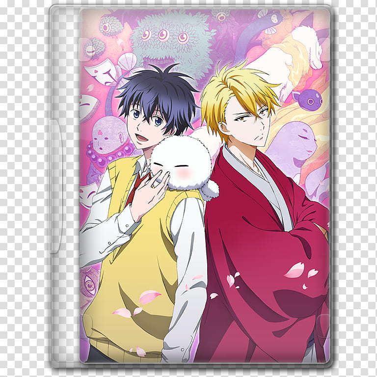Anime  Summer Season Icon , Fukigen na Mononokean, v, anime characters illustration transparent background PNG clipart