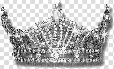 , silver-colored crown transparent background PNG clipart