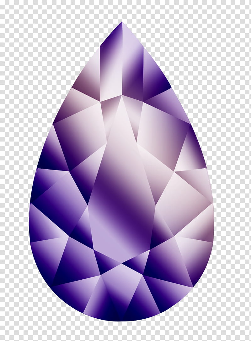 Precious stones crystals, purple gemstone artwork transparent background PNG clipart