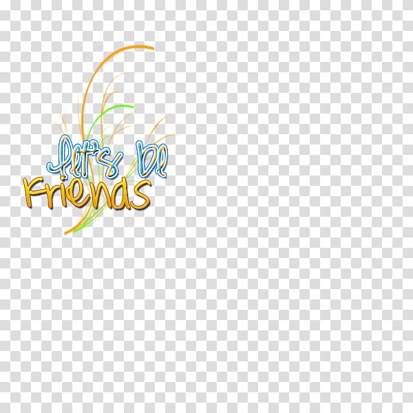 Let be friends text transparent background PNG clipart