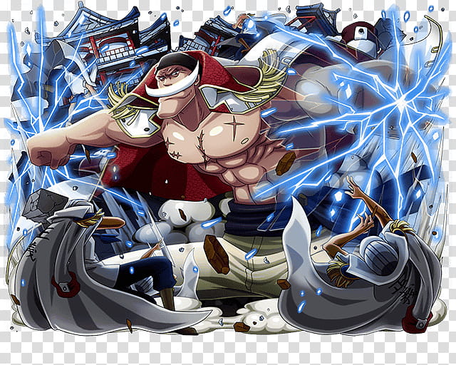 Edward Newgate AKA WhiteBeard, One Piece character illustration transparent background PNG clipart