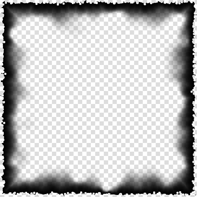 black and white square border