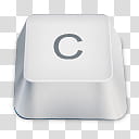 Keyboard Buttons, c keyboard keycap illustration transparent background PNG clipart