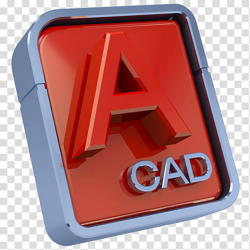 Autodesk Icon Set, Autocad-, A CAD logo transparent background PNG clipart