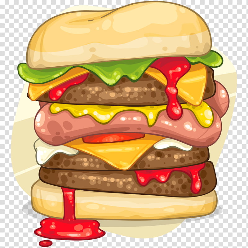 Junk Food, Cheeseburger, Hamburger, Fast Food, Veggie Burger, Sandwich, Mcdonalds, Cartoon transparent background PNG clipart