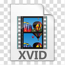 Audio et video files vista, XVID icon transparent background PNG clipart