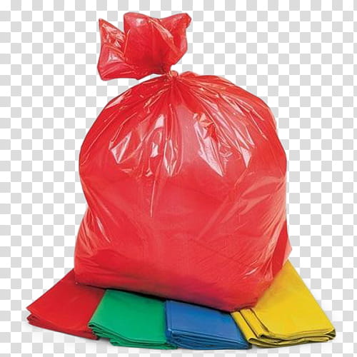 Plastic Bag, Bin Bag, Waste, Waste Management, Recycling, Disposable, Biodegradable Waste, Red transparent background PNG clipart