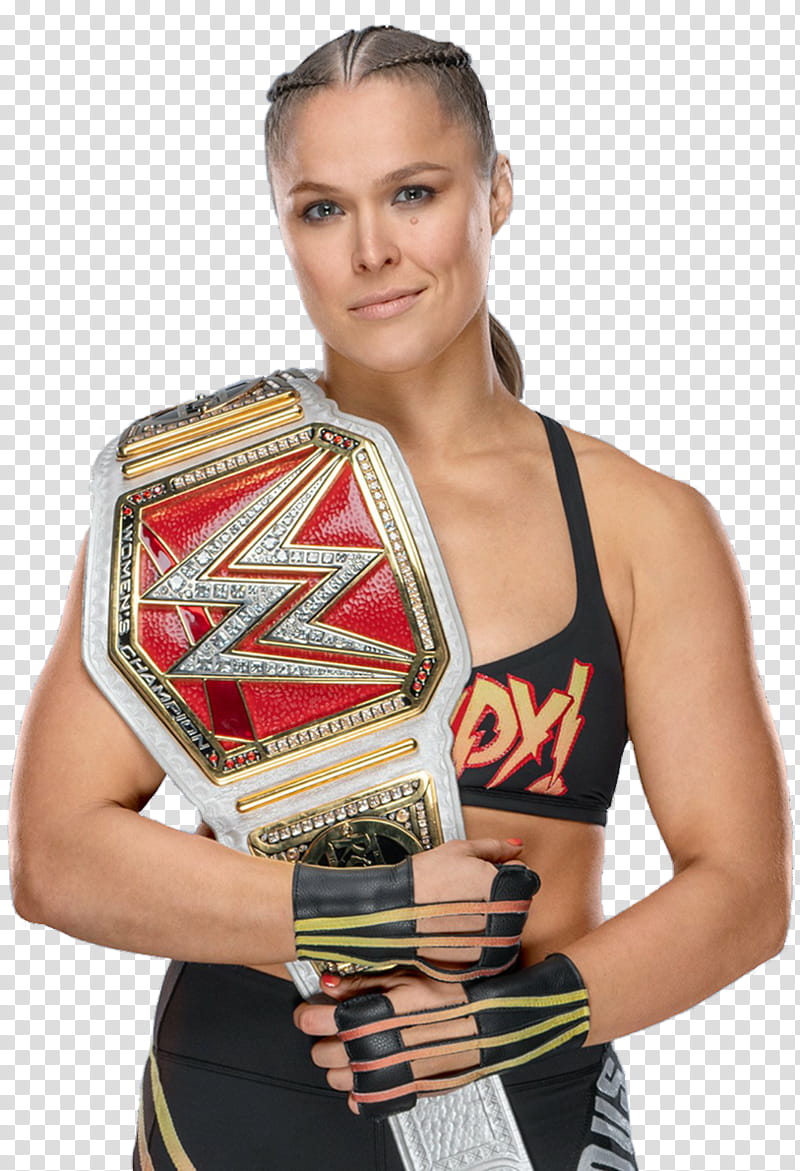 Ronda Rousey WWE Raw Women Champion new  transparent background PNG clipart