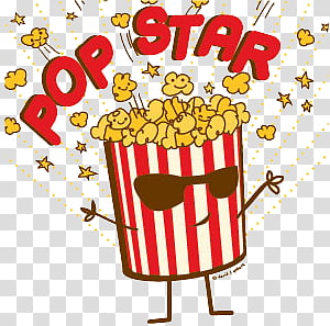 lovely s II, popcorn in bucket illustration transparent background PNG clipart thumbnail