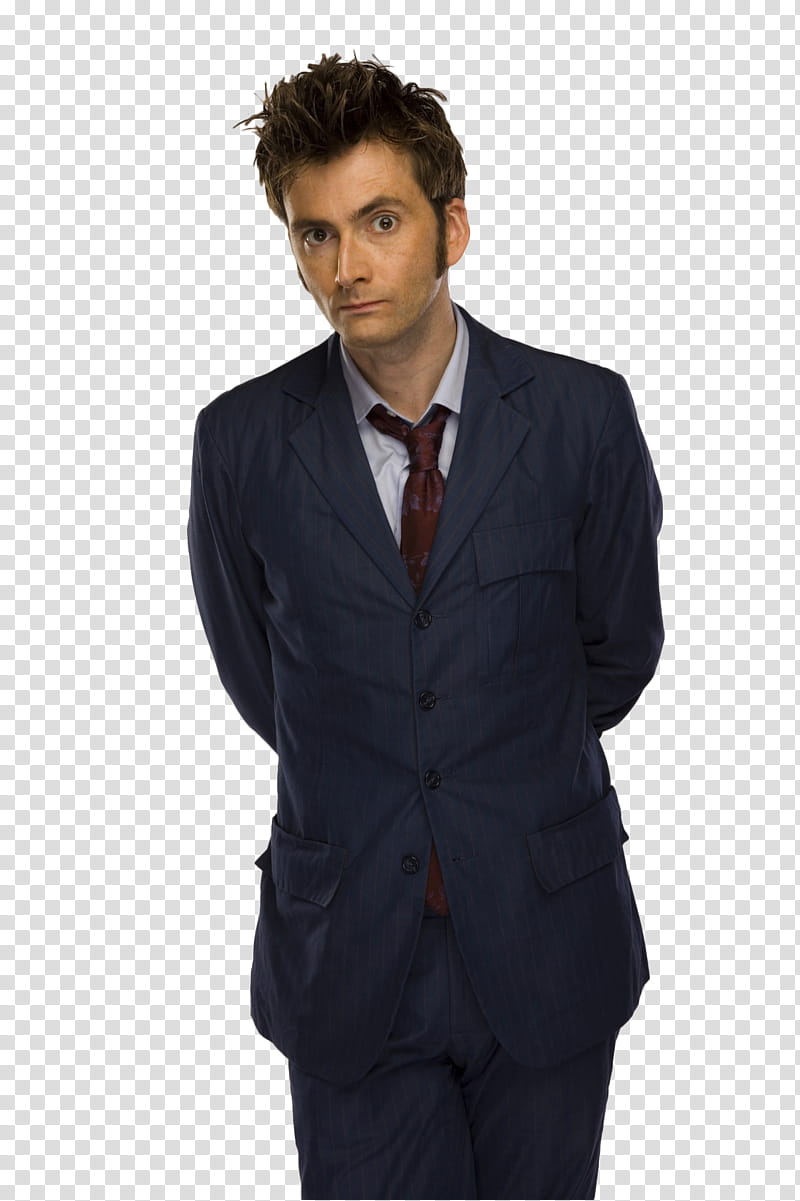 Pinstripe Blue Suit transparent background PNG clipart