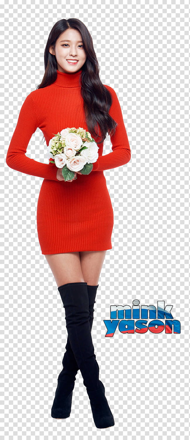 Renders with Seolhyeon of AOA, Mink Yason transparent background PNG clipart