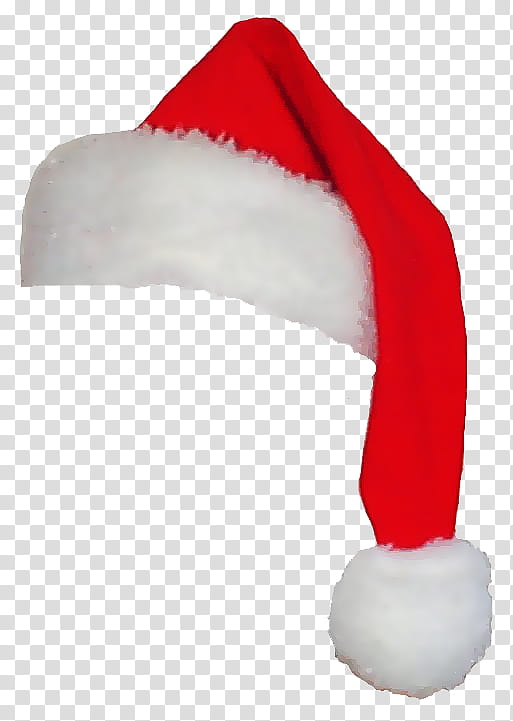 Christmas s, red and white Santa hat transparent background PNG clipart