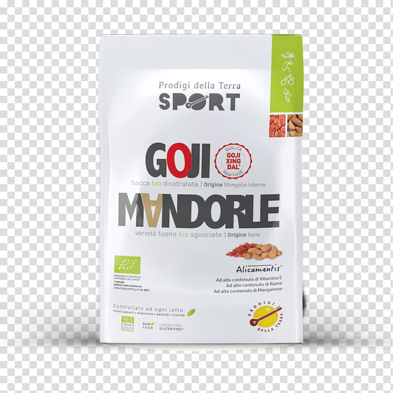 Goji Mandorle Sport Bio 28g Ingredient, Sports, Berry, Almond transparent background PNG clipart