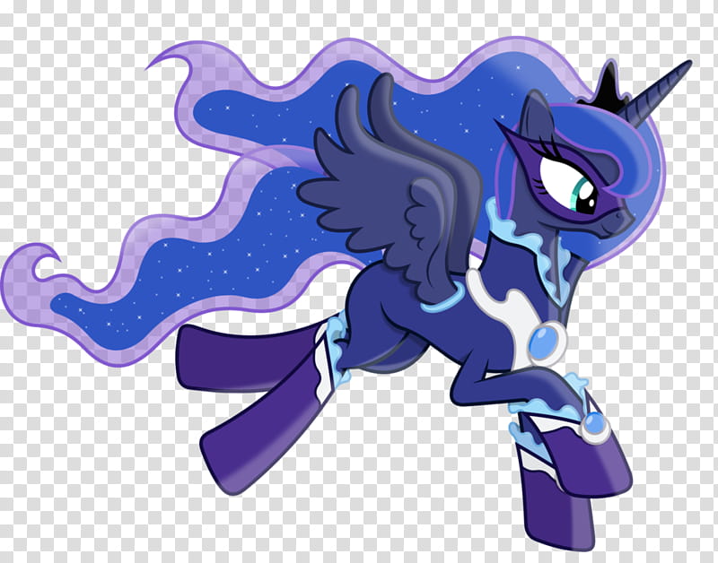 Princess Luna as a Power Pony, My Little pony transparent background PNG clipart