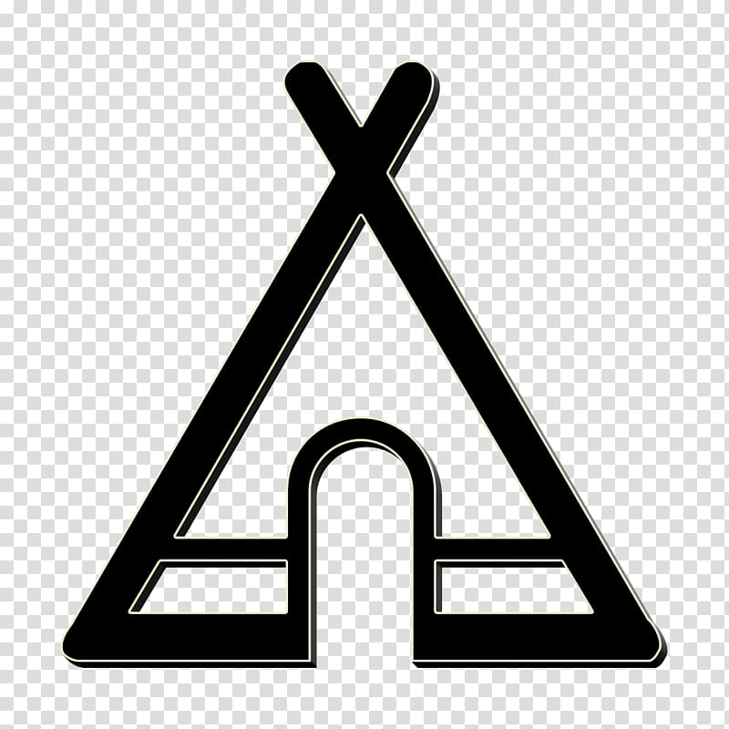 adventure icon camp icon camping icon, Nature Icon, Survival Icon, Tent Icon, Line, Triangle, Symbol, Logo transparent background PNG clipart