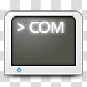 Ethereal Icons , com, COM text screenshot transparent background PNG clipart