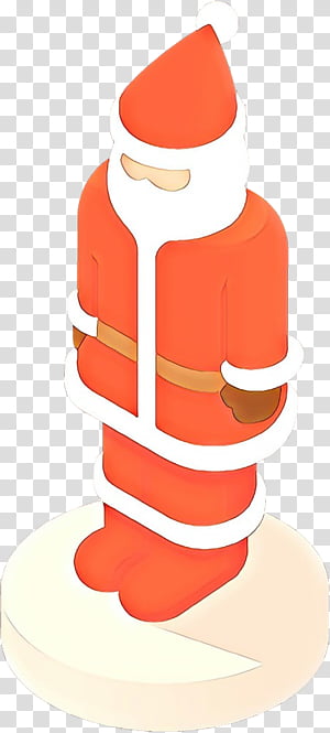 Santa claus, Orange transparent background PNG clipart thumbnail