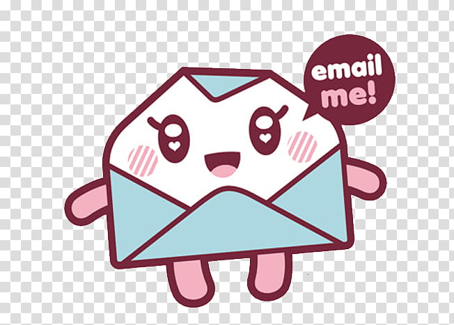 Cute, email me illustration transparent background PNG clipart