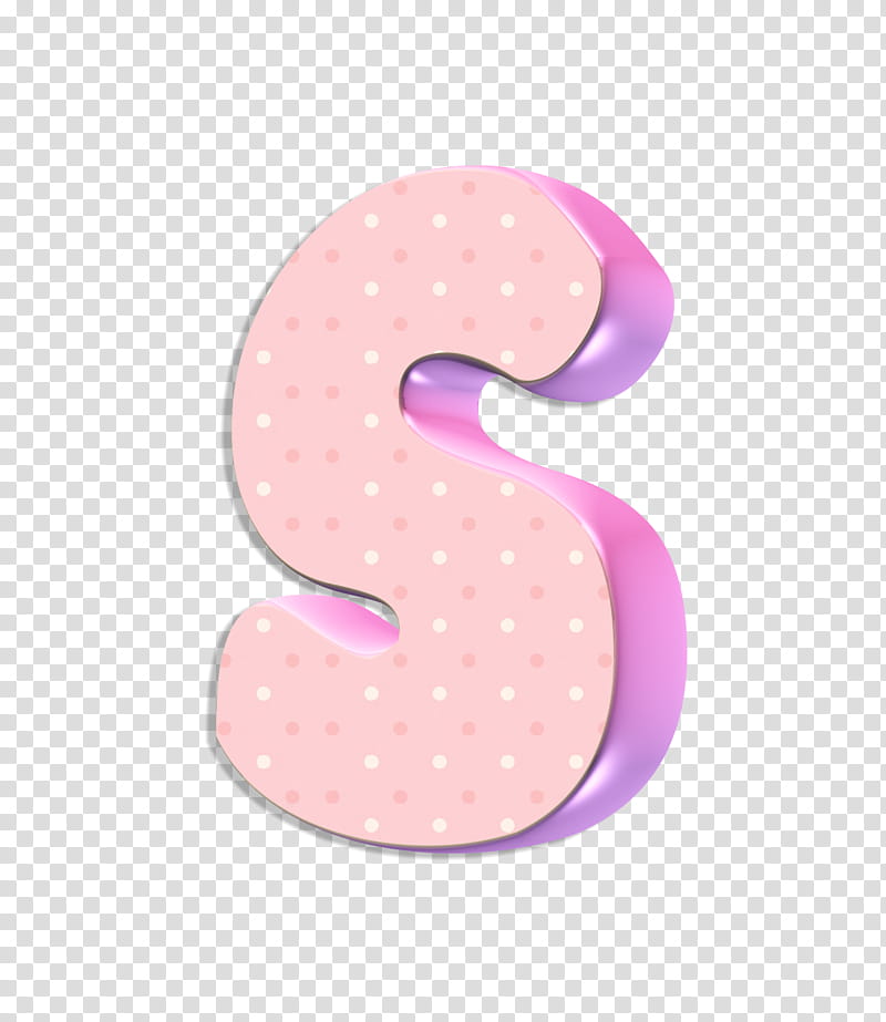 Cute Alphabet D Abecedario, pink letter S icon transparent background PNG clipart
